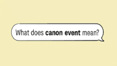 what does canon event mean