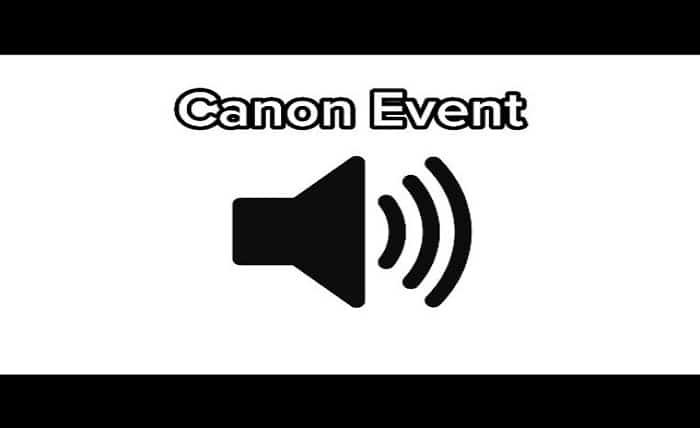 canon event sound effect